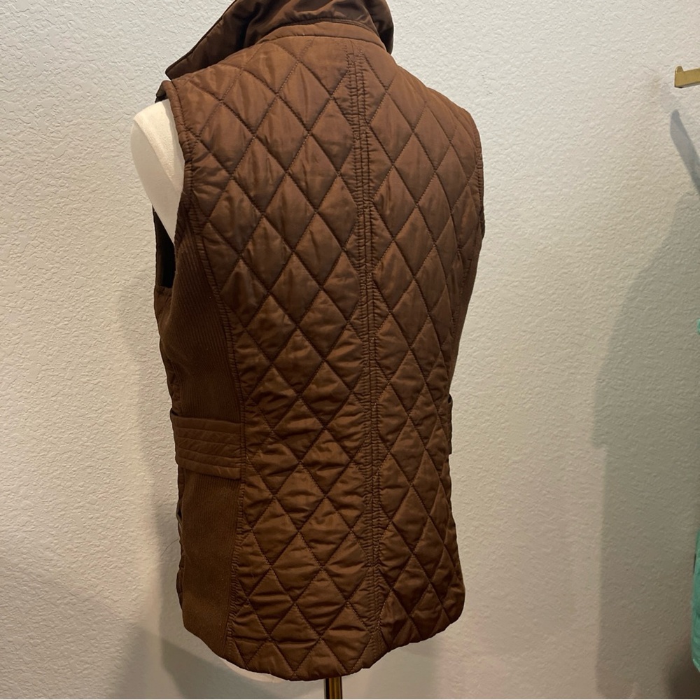 Andrew Marc Quilted Brown Women's Vest small - Picture 3 of 11